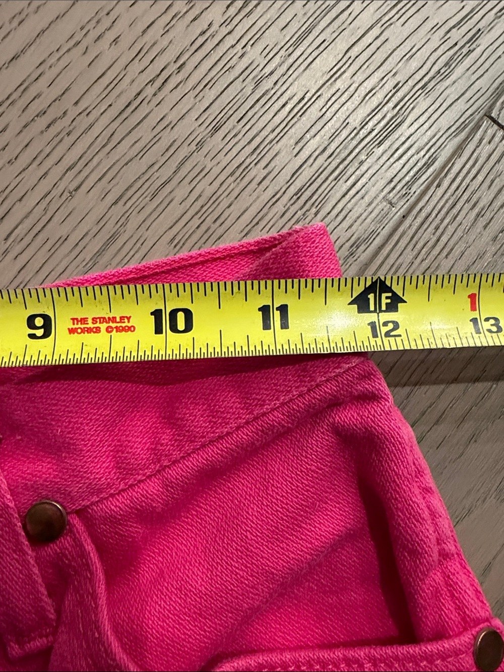 Women’s Vintage Wranglers high waisted straight leg jeans, pink 80/90’s size 8 - Picture 10 of 10